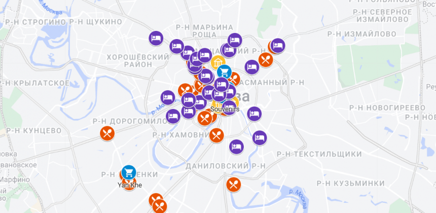 В Москве появилась специальная карта для китайских туристов