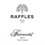 Логотип Отели Raffles & Fairmont Доха